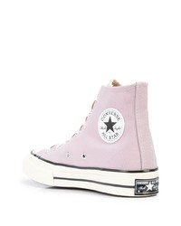 Baskets montantes violet clair Converse