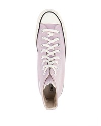 Baskets montantes violet clair Converse