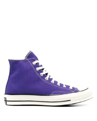 Baskets montantes violettes Converse