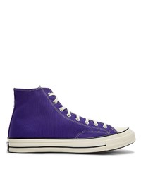 Baskets montantes violettes Converse