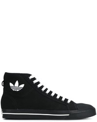 Baskets noires Adidas By Raf Simons