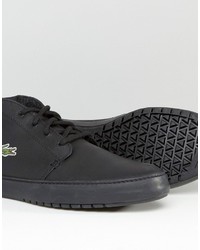 Baskets noires Lacoste