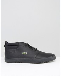 Baskets noires Lacoste