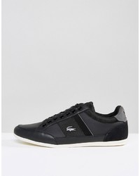 Baskets noires Lacoste