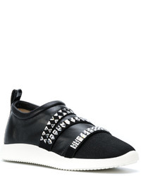 Baskets noires Giuseppe Zanotti Design