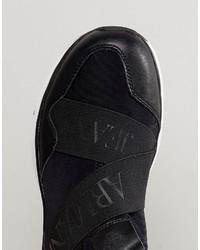 Baskets noires Armani Jeans
