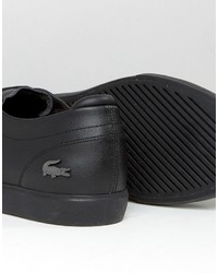 Baskets noires Lacoste