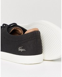 Baskets noires Lacoste