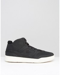 Baskets noires Lacoste