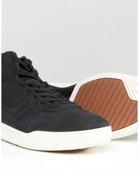 Baskets noires Lacoste