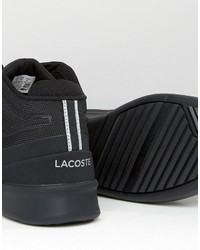 Baskets noires Lacoste