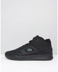 Baskets noires Lacoste