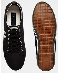 Baskets noires Fred Perry