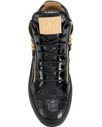 Baskets noires Giuseppe Zanotti Design