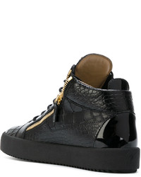 Baskets noires Giuseppe Zanotti Design