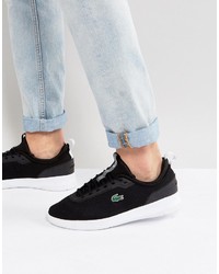 Baskets noires Lacoste