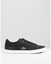 Baskets noires Lacoste