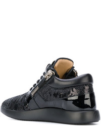 Baskets noires Giuseppe Zanotti Design