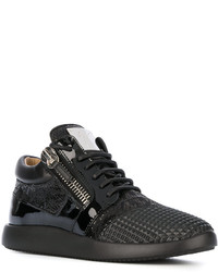 Baskets noires Giuseppe Zanotti Design