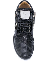 Baskets noires Giuseppe Zanotti Design