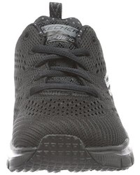 Baskets noires Skechers (SKEES)