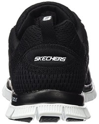 Baskets noires Skechers (SKEES)