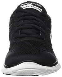 Baskets noires Skechers (SKEES)