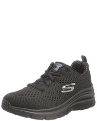 Baskets noires Skechers (SKEES)