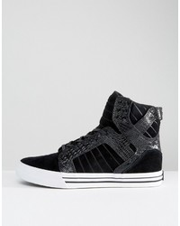 Baskets noires Supra