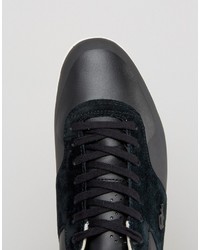 Baskets noires Lacoste