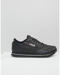 Baskets noires Fila