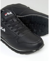 Baskets noires Fila