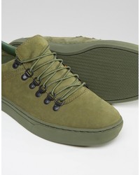 Baskets olive Timberland