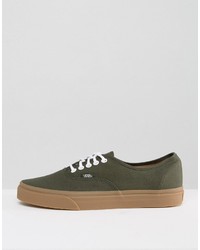 Baskets olive Vans