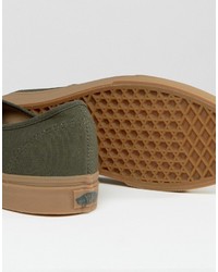 Baskets olive Vans