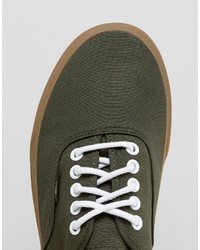 Baskets olive Vans