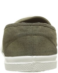 Baskets olive Bensimon