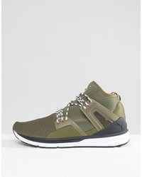 Baskets olive Puma