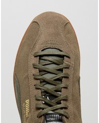 Baskets olive Puma