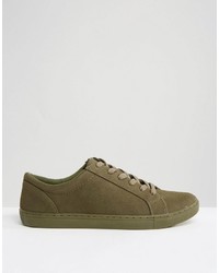 Baskets olive Asos