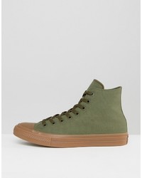 Baskets olive Converse