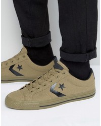 Baskets olive Converse