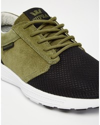 Baskets olive Supra