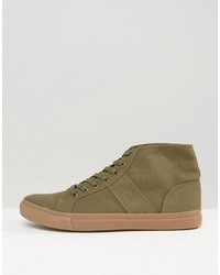 Baskets olive Asos