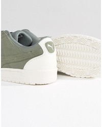 Baskets olive Puma