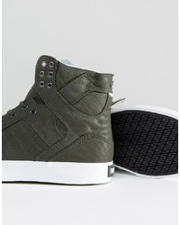 Baskets olive Supra