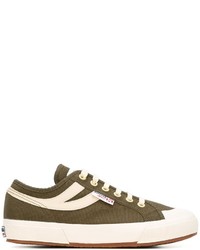 Baskets olive Superga