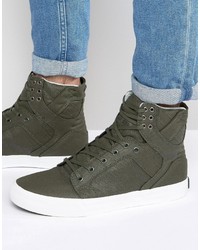 Baskets olive Supra