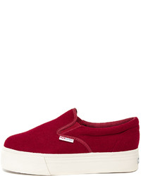 Baskets rouges Superga