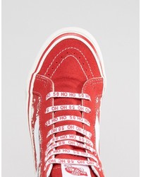 Baskets rouges Vans